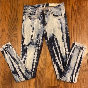 Rag & Bone skinny white washed jeans